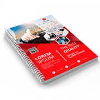 Caderno Capa Dura com 100 fls